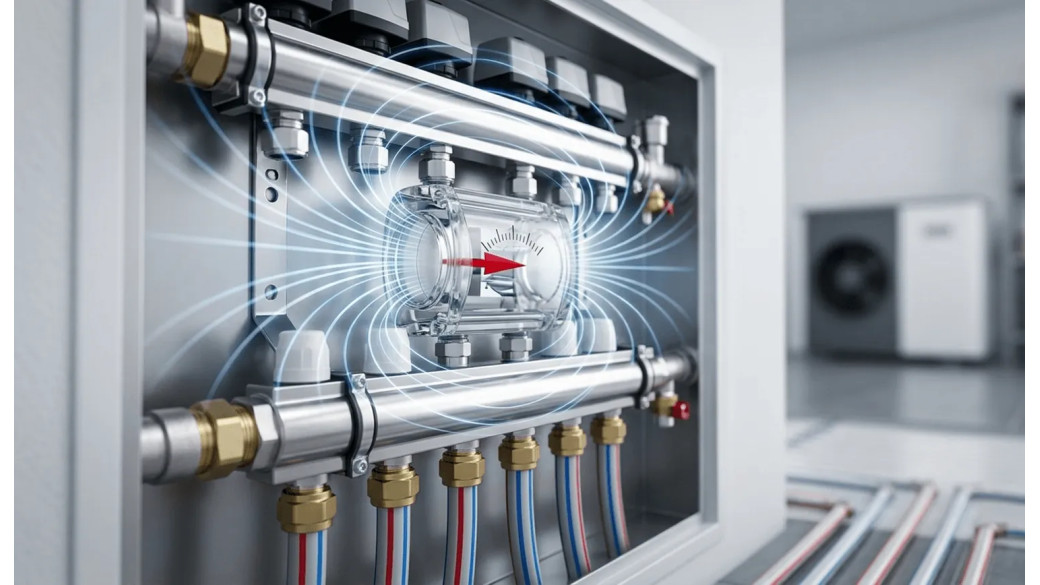 Nowoczesne rozdzielacze do podłogówki z przepływomierzami magnetycznymi – nowa jakość pomiaru.